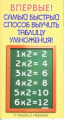 Узорова. Самый быстрый способ выучить таблицу умножения.
