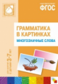 Грамматика в картинках для занятий с детьми 3-7 лет. Многозначные слова. (ФГОС)