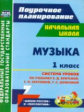 Лагунова. Музыка. 1 кл. Система уроков по уч. Критской. УМК "Перспектива", "Школа России". (ФГОС)