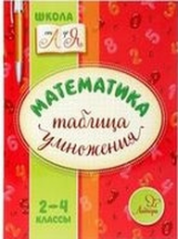 Крутецкая. Математика.Таблица умножения. 2-4 классы.