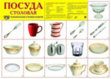 Дем. плакат. Посуда столовая.