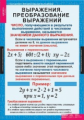 Компл. таблиц. Математика. Алгебра. 7 кл. (15 табл.) + методика.