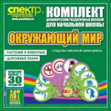 Комп. динам-х раздаточных пособий. Окружающий мир (веера). Мет. пос. 2 вида по 15 шт.(ФГОС).
